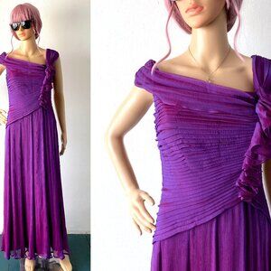 Designer Evening Gown Prom Pageant Special Occasion Red Carpet Formal Dress 8 M